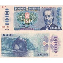 1000 Korun 1985 Československo - série C
