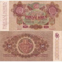 50 Korun 1919 Československo