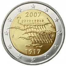 2 EURO Finsko 2007 - Nezávislost