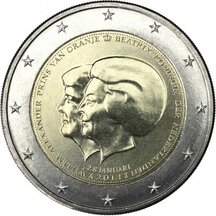 2 EURO Nizozemsko 2013 - Beatrix a W. Alexander