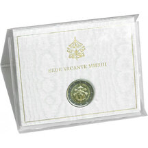 2 EURO Vatikán 2013 - Sede Vacante