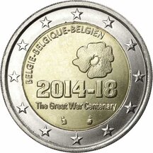 2 EURO Belgie 2014 - 1. Světová válka