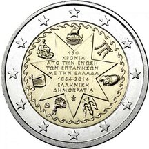 2 EURO Řecko 2014 - Jónské ostrovy