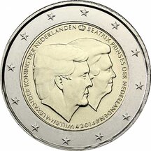 2 EURO Nizozemsko 2014 - W. Alexander a Beatrix