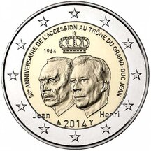 2 EURO Lucembursko 2014 - 50. výročí