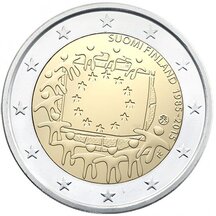 2 EURO Finsko 2015 - EU vlajka