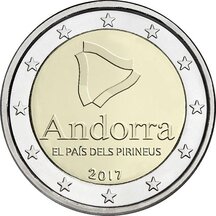 2 EURO Andorra 2017 - Pyrenejská země