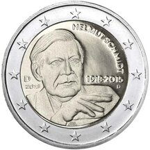 2 EURO Německo 2018 - Helmut Schmidt D