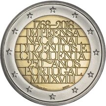 2 EURO Portugalsko 2018 - Portugalská mincovna