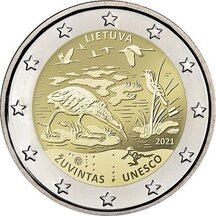 2 EURO Litva 2021 - Žuvintas