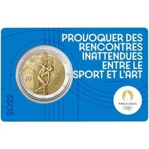 2 EURO Francie 2022 - Olympijské hry 2024 (modrá)