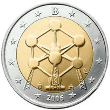 2 EURO Belgie 2006 - Atomium
