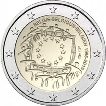 2 EURO Belgie 2015 - EU vlajka