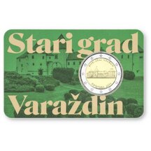 2 EURO Chorvatsko 2024 - Staré město Varaždin - coincard