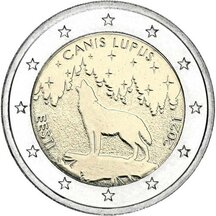 2 EURO Estonsko 2021 - Vlk