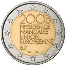 2 EURO Francie 2008 - Francouzské předsednictví Radě EU