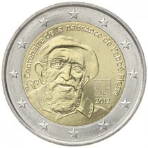 2 EURO Francie 2012 - Abbe Pierre