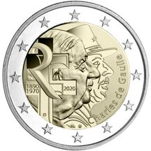 2 EURO Francie 2020 - Charles de Gaulle