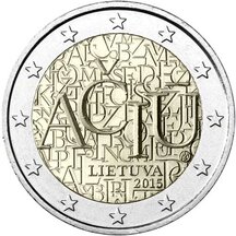 2 EURO Litva 2015 - DĚKUJI