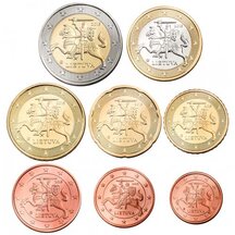 Sada oběžných Euro mincí Litva 2015