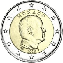 2 EURO - oběžná mince Monako 2022