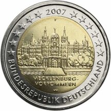 2 EURO Německo 2007 - Spolková země Meklenbursko-Přední Pomořansko F
