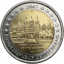 2 EURO Německo 2007 - Spolková země Meklenbursko-Přední Pomořansko G