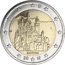 2 EURO Německo 2012 - Spolková země Bavorsko A