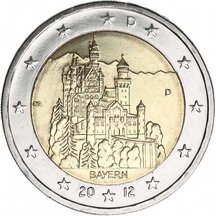 2 EURO Německo 2012 - Spolková země Bavorsko D