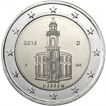 2 EURO Německo 2015 - Spolková země Hesensko A