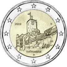 2 EURO Německo 2022 - Durynsko D