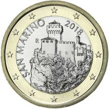 1 EURO - oběžná mince San Marino 2022