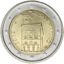 2 EURO - oběžná mince San Marino 2012