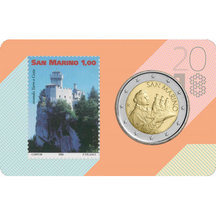 Mincová karta se známkou San Marino 2018 n.02