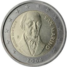 2 EURO San Marino 2004 - Bartolomeo Borghesi
