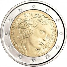 2 EURO San Marino 2010 - Sandro Botticelli