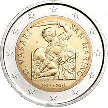 2 EURO San Marino 2011 - Giorgio Vasari