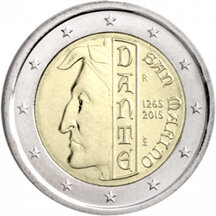 2 EURO San Marino 2015 - Dante Alighieri