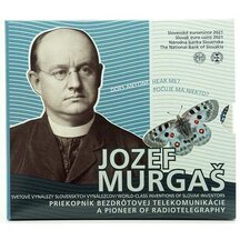 Sada oběžných EURO mincí SR 2021 - Jozef Murgaš