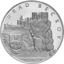 Medaile Slovensko - Hrad Beckov
