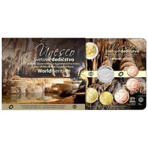 Sada oběžných EURO mincí SR 2017 - Jeskyně Slovenského krasu