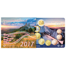 Sada oběžných EURO mincí SR 2017 - Slovenské euromince