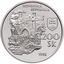 200 Sk Slovensko 1998 - První parní vlak