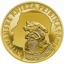 100 EURO - Nitrianské kníže Pribina