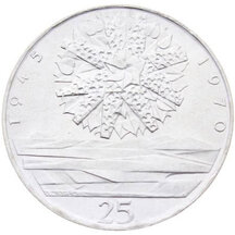 25 Kčs Československo 1970 - Osvobození Československa