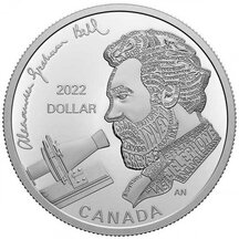1 Dollar Kanada 2022 - Alexander Graham Bell - Proof