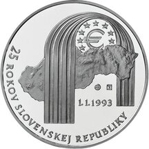 25 EURO Slovensko 2018 - Vznik Slovenské republiky