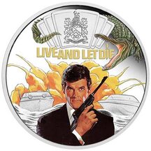 1 Dollar Tuvalu 2023 - James Bond 007 - Žít