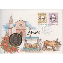 Numismatická obálka Madeira 1983