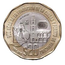 20 Pesos Mexiko 2019 - Veracruz